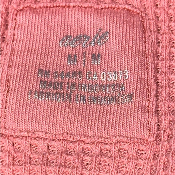 Aerie Rose Waffle Knit Top - Picture 6 of 7